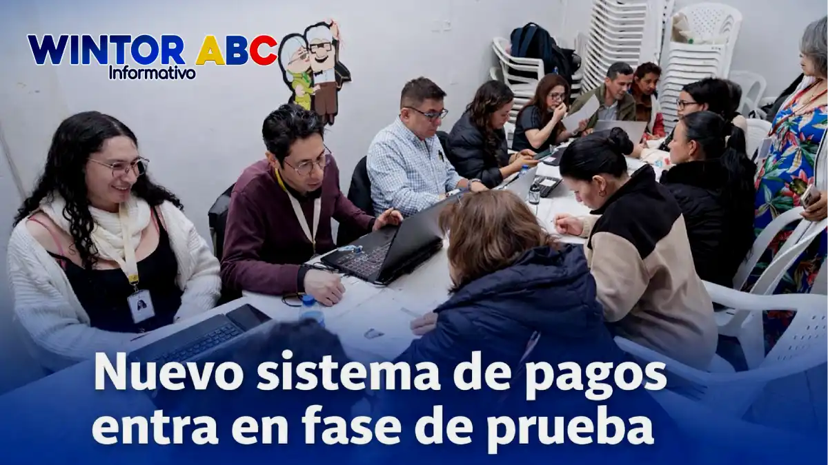 Imagen de la fase de prueba del nuevo sistema de pagos