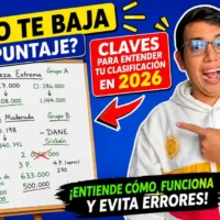 Imagen de que le sube o le baja el puntaje en 2026