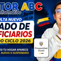 Imagen de listado de beneficiarios en Renta e IVA 2026