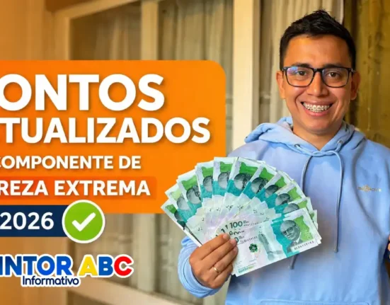 Imagen de montos actualizados en 2026