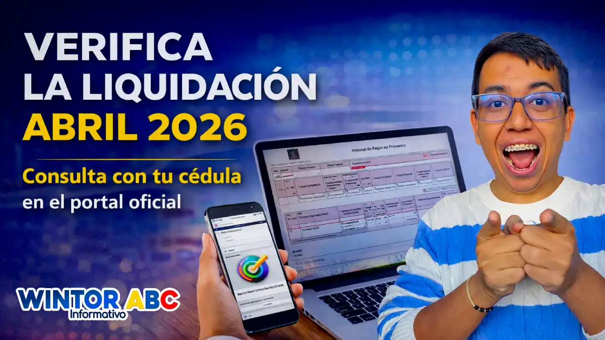 Imagen de verificar la liquidación de IMG abril 2026
