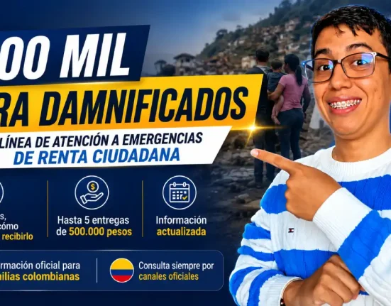 Familias damnificadas beneficiarias de la Línea de Atención a Emergencias
