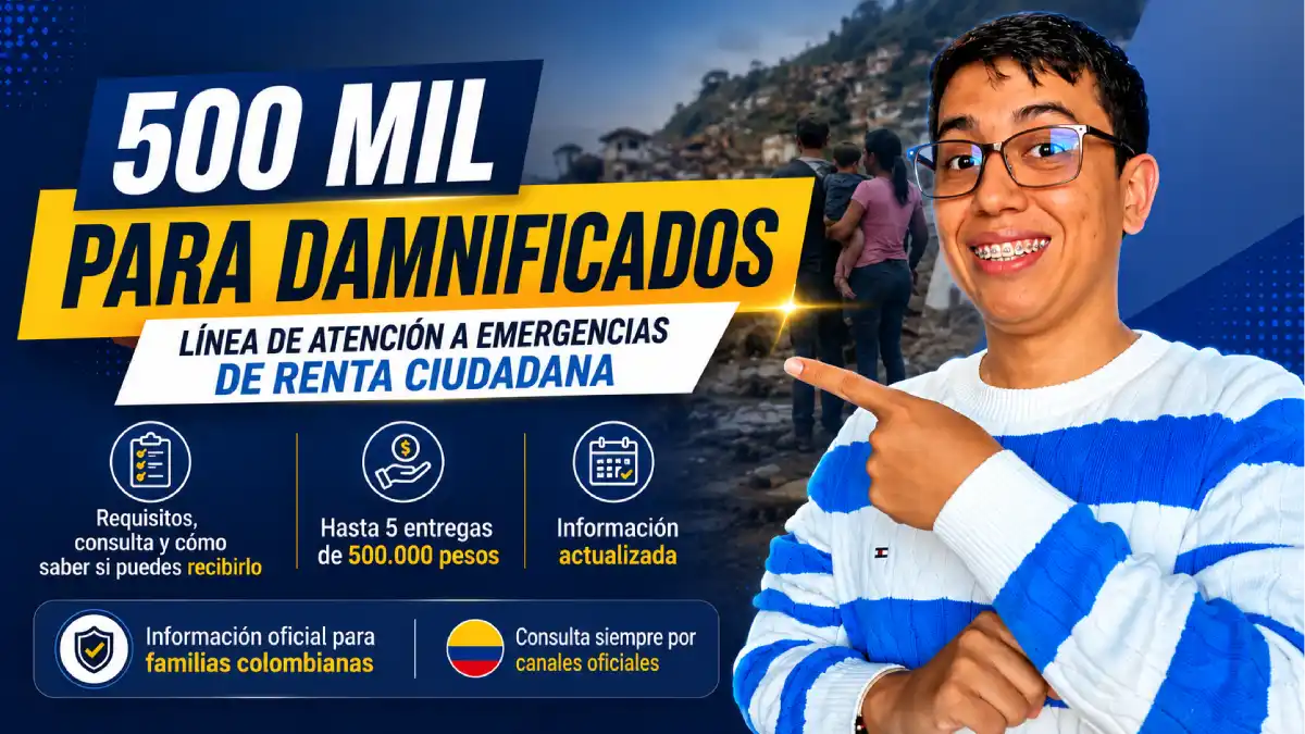 Familias damnificadas beneficiarias de la Línea de Atención a Emergencias