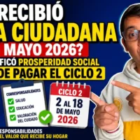 Imagen de lo que se verifica antes de pagar Renta Ciudadana en mayo 2026