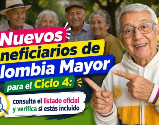 Imagen de Adultos mayores con texto de listado oficial en 2026