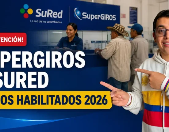 Pagos habilitados en SuperGIROS y SuRed durante 2026
