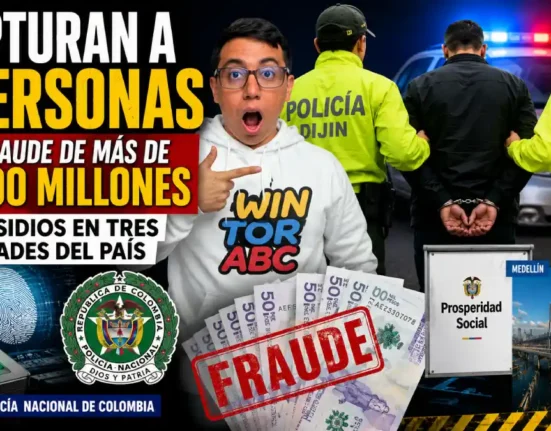 Imagen de personas capturadas por fraude en subsidios 2026