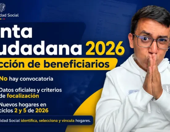 Imagen de la selección de beneficiarios de Renta Ciudadana 2026