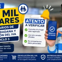 Imagen sobre que 700 mil hogares recibirán Renta E IVA en Junio 2026