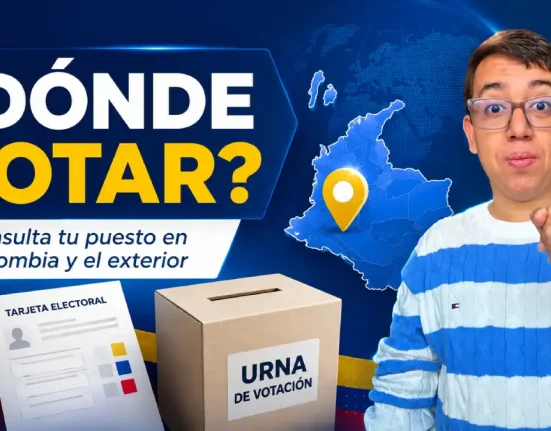 Imagen sobre donde votar en Colombia y el exterior este junio 2026