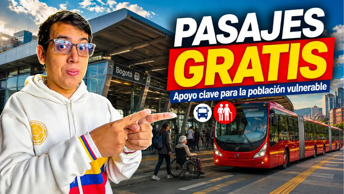 Pasajes Gratis en TransMilenio: apoyo clave para que la población vulnerable acceda al transporte público 1 Imagen sobre el apoyo clave de pasajes gratis para la población vulnerable
