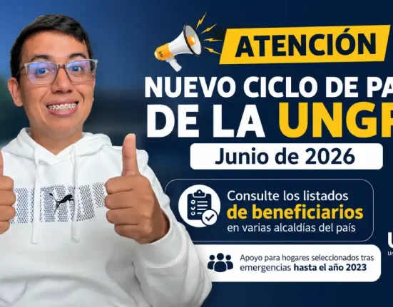 Imagen de listados de beneficiarios UNGRD en junio 2026