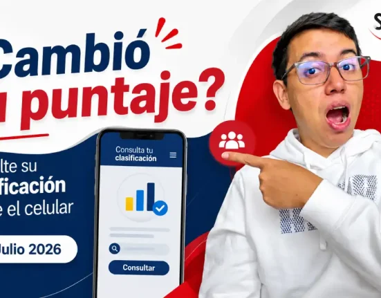 Imagen sobre que cambió su puntaje en el sisbén