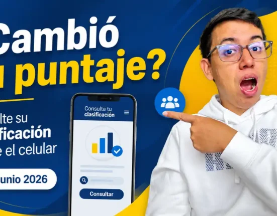 Imagen de que si cambió su puntaje del sisbén en junio 2026