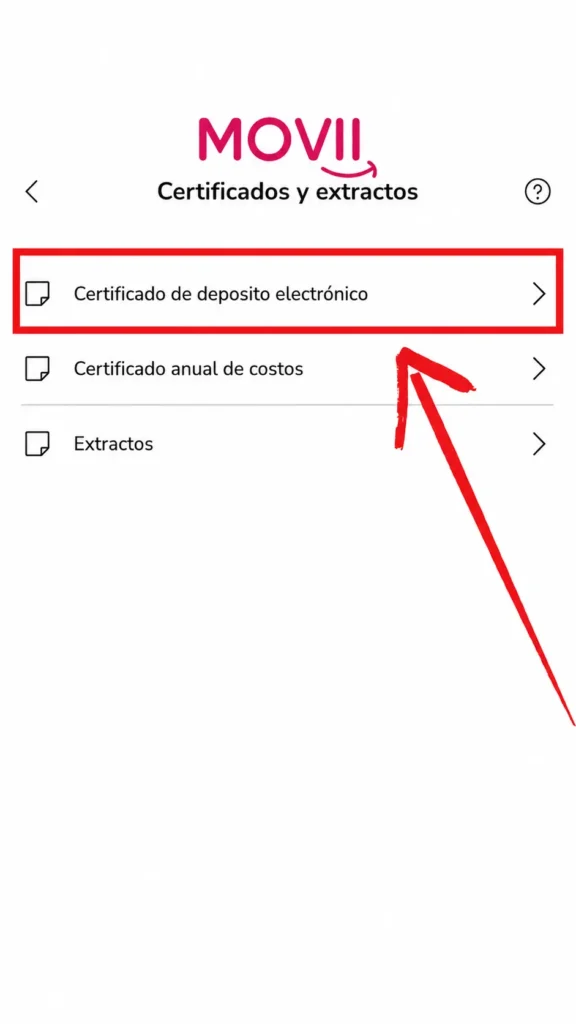 Así puedes descargar y subir el certificado de la cuenta MOVii 3 certificado MOVii - Wintor ABC
