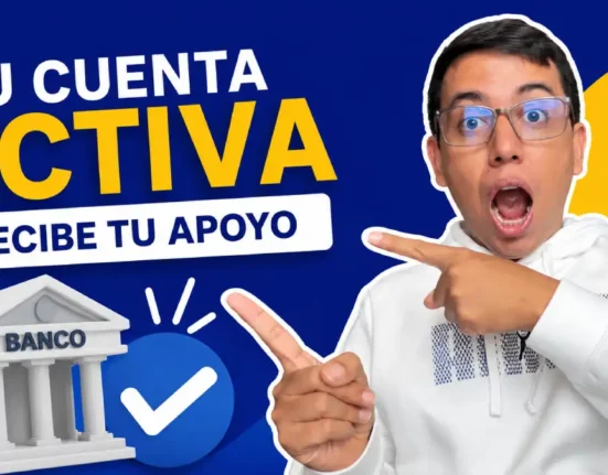 Imagen de registrar la cuenta bancaria para recibir el subsidio de sostenimiento