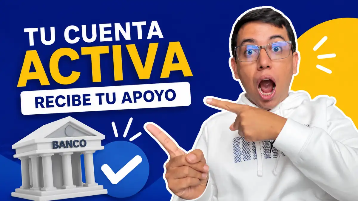 Imagen de registrar la cuenta bancaria para recibir el subsidio de sostenimiento