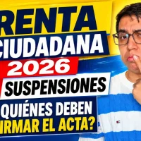 Imagen de personas que deben firmar el acta de Renta Ciudadana en 2026