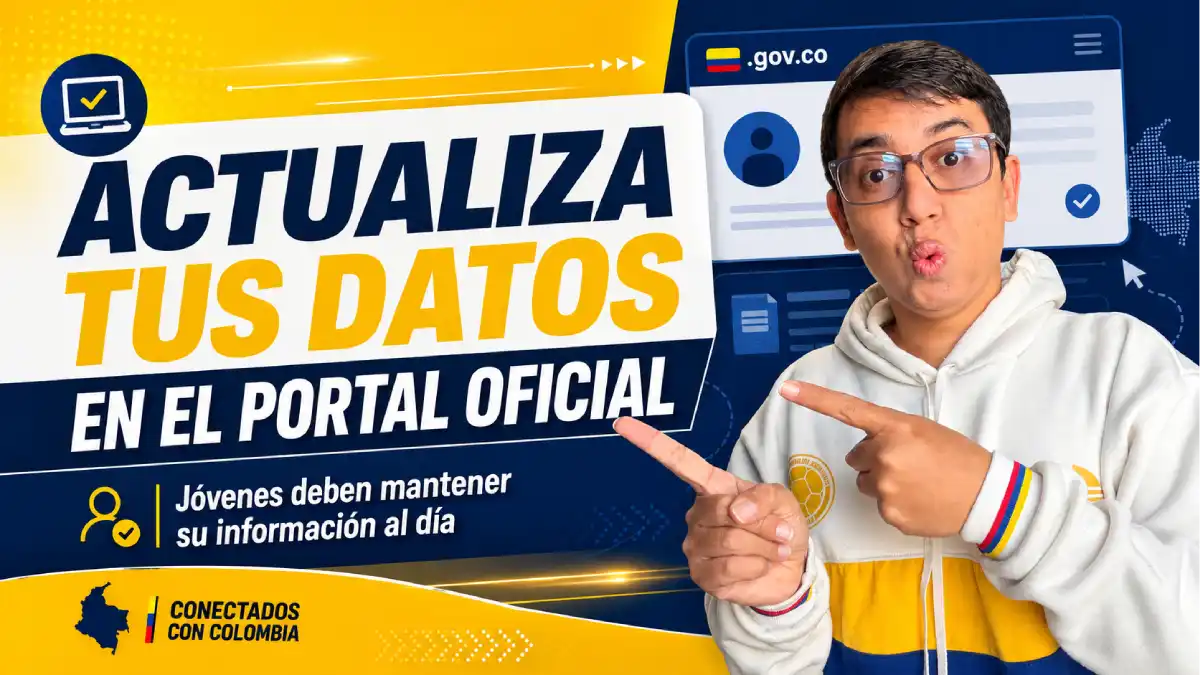 Prosperidad Social invita a jóvenes a actualizar sus datos en el portal oficial y mantener su información al día 1 Imagen de actualizar datos en el portal oficial de Renta Joven