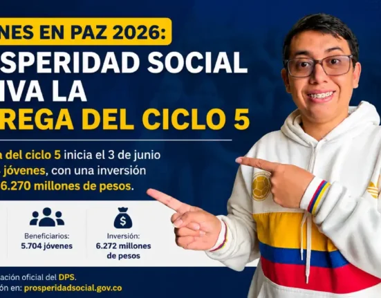 Imagen sobre la entrega del ciclo 5 de jóvenes en paz junio 2026