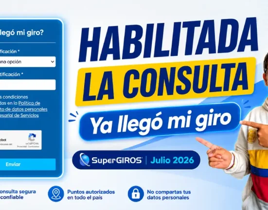Imagen sobre habilitada la consulta de SUPERGIRO en junio 2026