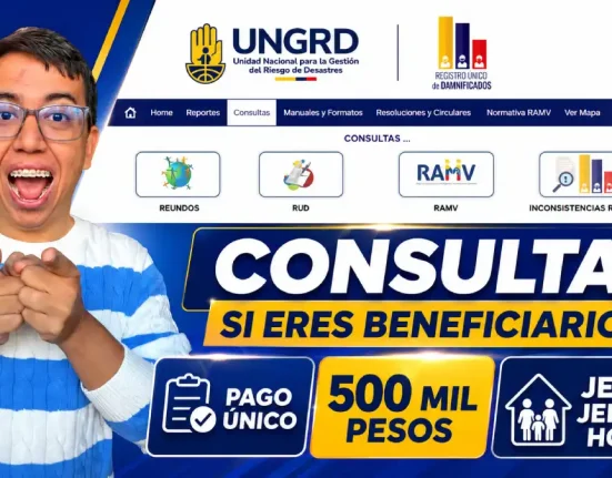 Imagen sobre el pago de 500 mil para jefas y jefes damnificados en 2026