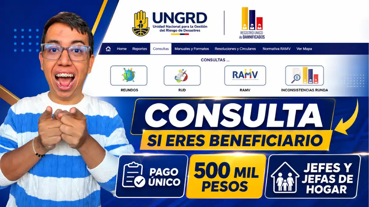 Consulta si eres beneficiario del pago de 500 mil para damnificados: listados de jefes y jefas de hogar 1 Imagen sobre el pago de 500 mil para jefas y jefes damnificados en 2026