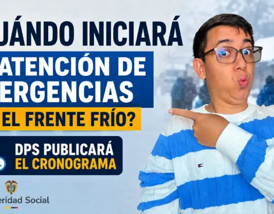 Imagen sobre cuándo iniciará la linea de emergencia frente frio