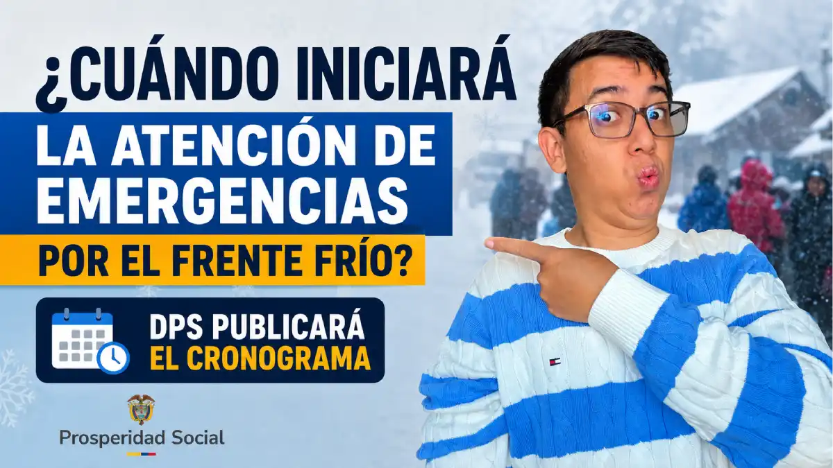 ¿Cuándo iniciará la Atención de Emergencias por el frente frío? DPS publicará el cronograma 1 Imagen sobre cuándo iniciará la linea de emergencia frente frio