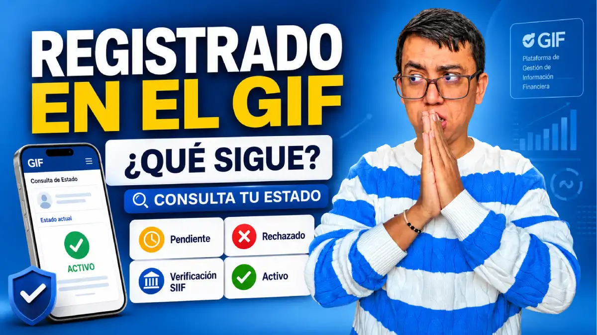 Registrado en el GIF: qué hacer ahora y cómo consultar el estado de tu cuenta para subsidios 1 Imagen de Registrado en el gif y como consultar