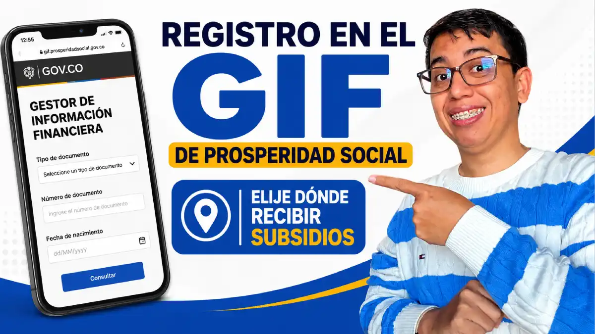 IMAGEN SOBRE EL Registro en el GIF para elegir donde recibir tu subsidio