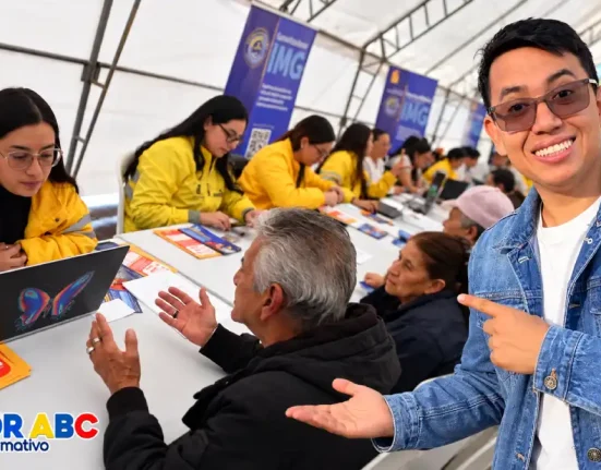Montaje ilustrativo de Wintor ABC señalando una jornada de atención de Ingreso Mínimo Garantizado para personas mayores.