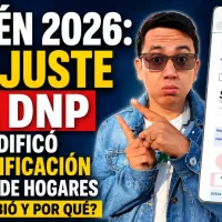 Imagen sobre el ajuste del DNP en la clasificación del SISBÉN