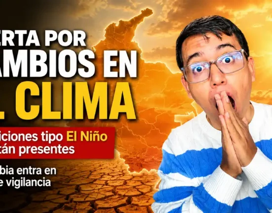 Imagen sobre los cambios en el clima y Condiciones tipo El Niño