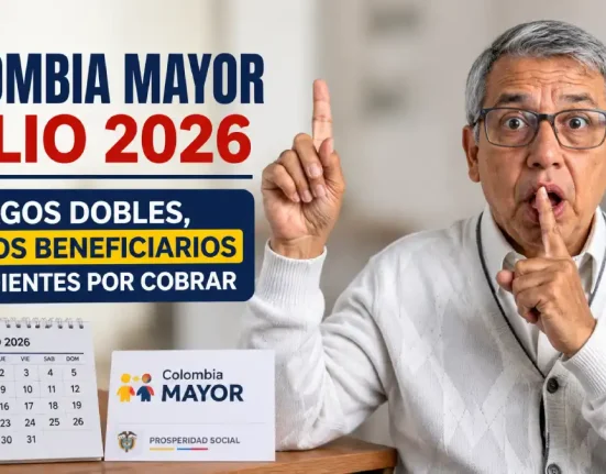 Imagen sobre los pagos adulto mayor en julio 2026