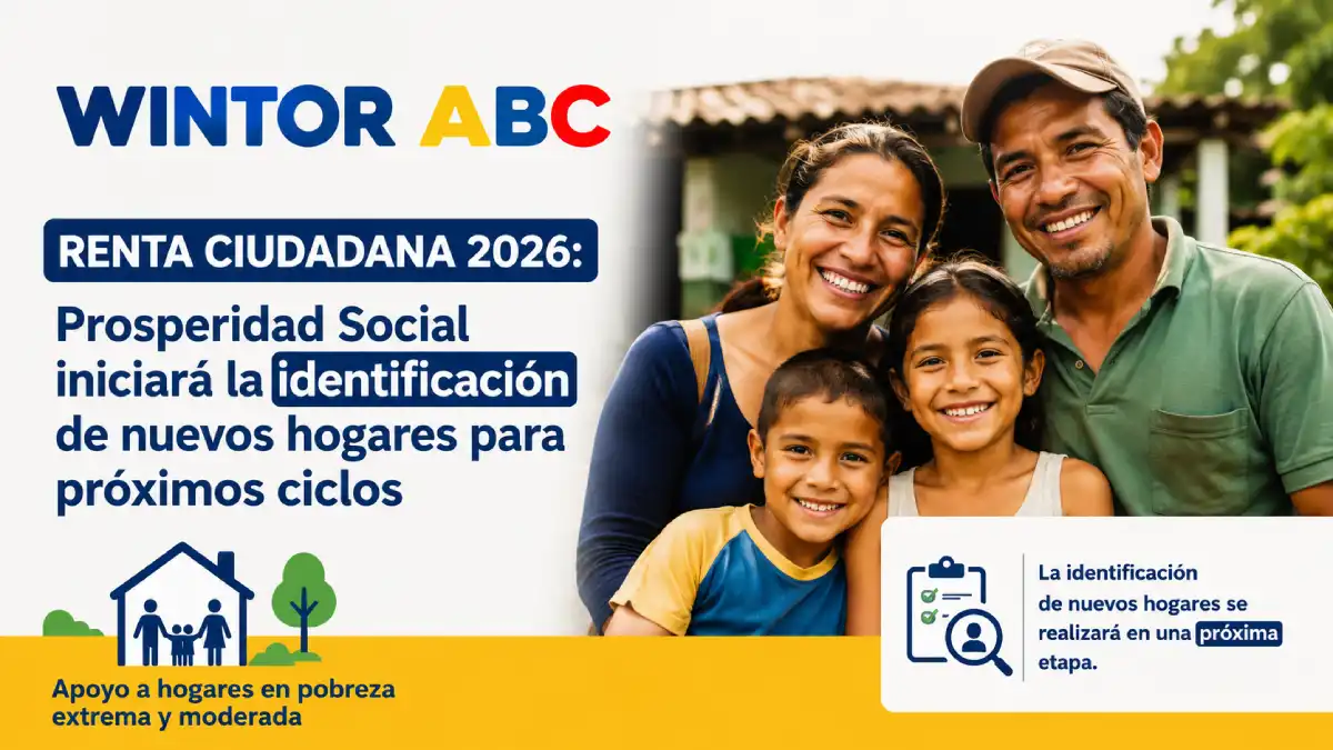 Renta Ciudadana 2026: Prosperidad Social iniciará la identificación de nuevos hogares para próximos ciclos 1 Imagen sobre la identificación para ser beneficiario en Renta e IVA 2026