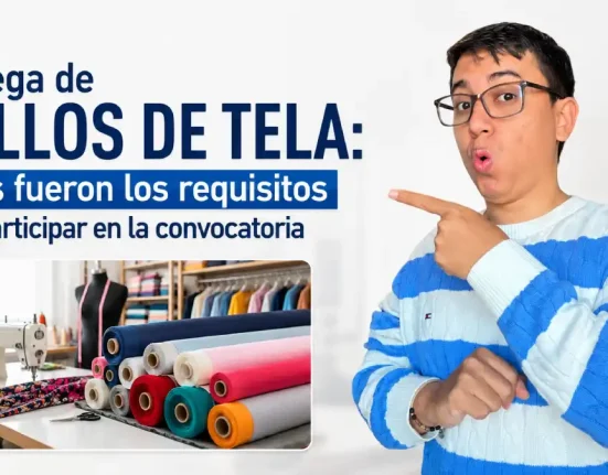 Imagen sobre los requisitos para resibir telas