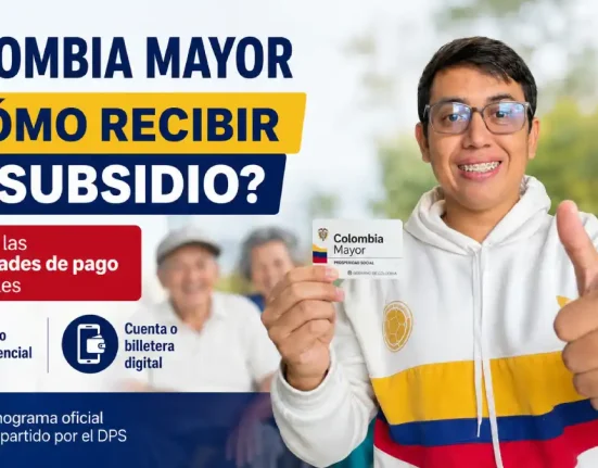 Imagen sobre las modalidades de pago para Colombia Mayor en julio 2026