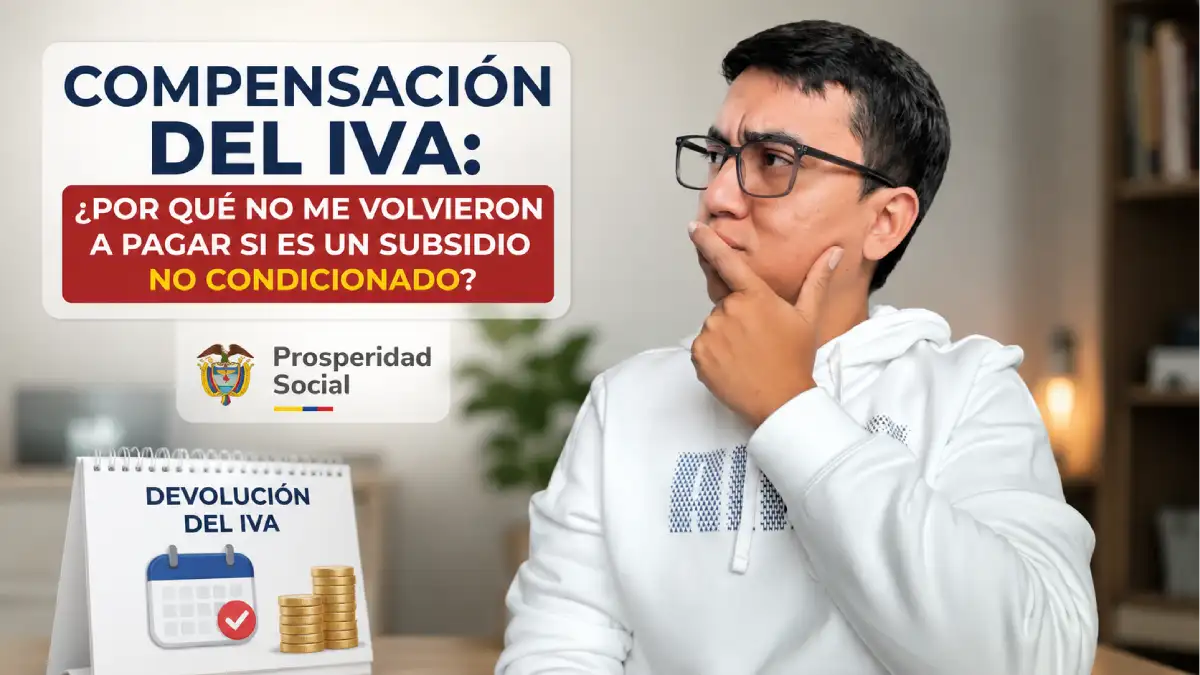 Compensación del IVA: ¿por qué no me volvieron a pagar si es un subsidio no condicionado? 1 Imagen sobre el IVA ES no condicionado y no he recibido más pagos