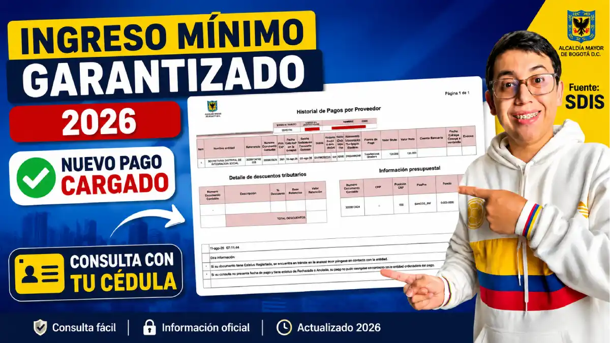 Imagen sobre el nuevo pago cargado de IMG en 2026
