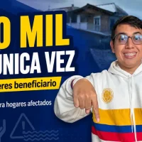 Imagen sobre la entrega de 500 mil pesos por única vez