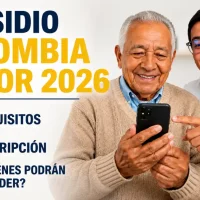Adultos mayores reciben información sobre los requisitos e inscripción a Colombia Mayor en 2026