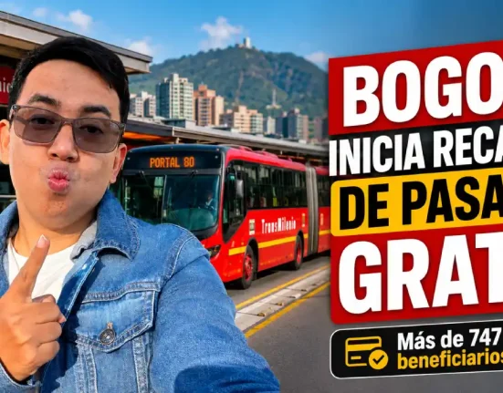 Imagen sobre que inicia la recarga de pasajes gratis de Julio