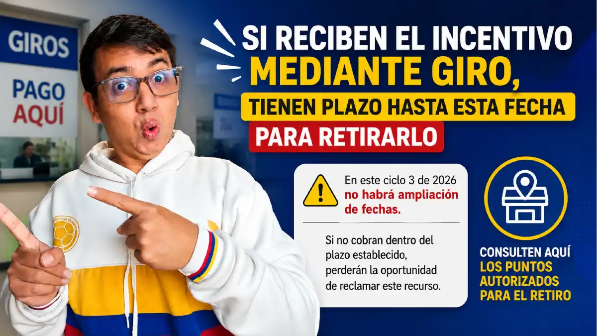 Beneficiarios que reciben el incentivo por giro: esta es la fecha límite para retirarlo 1 Imagen sobre que reciben el incentivo por giro hasta este mes de julio