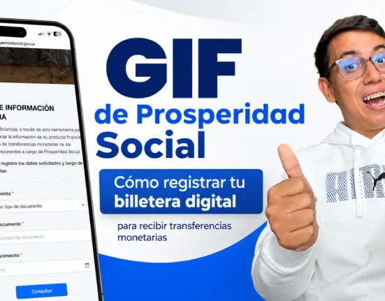 Imagen actualizada sobre como registrar tu billetera en el gif para recibir tus subsidios