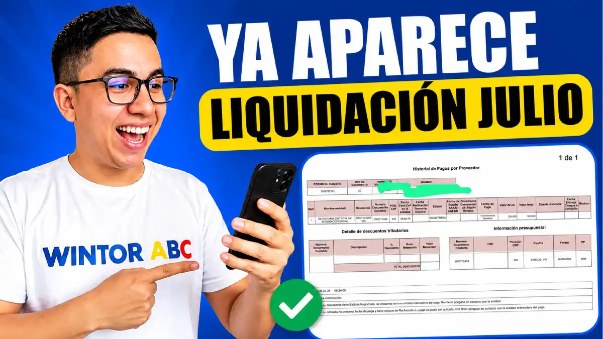 Ingreso Mínimo Garantizado: ya aparece la liquidación de julio, verifica tu beneficio en Wintor ABC 1 Imagen sobre que ya aparece liquidación en IMG de julio 2026