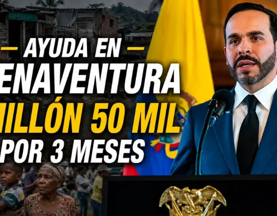 Ayuda por terremoto en Buenaventura de 1.050.000 durante tres meses