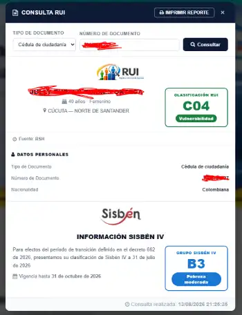 Captura de la nueva actualización