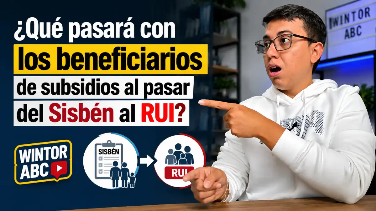 ¿Qué pasará con los beneficiarios de subsidios al pasar del Sisbén al RUI? 1 Imagen sobre qué pasará con los beneficiarios con el cambio de la clasificación en el RUI
