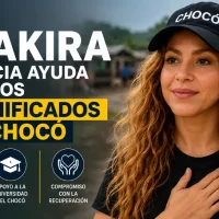 Shakira anuncia apoyo para damnificados del Chocó